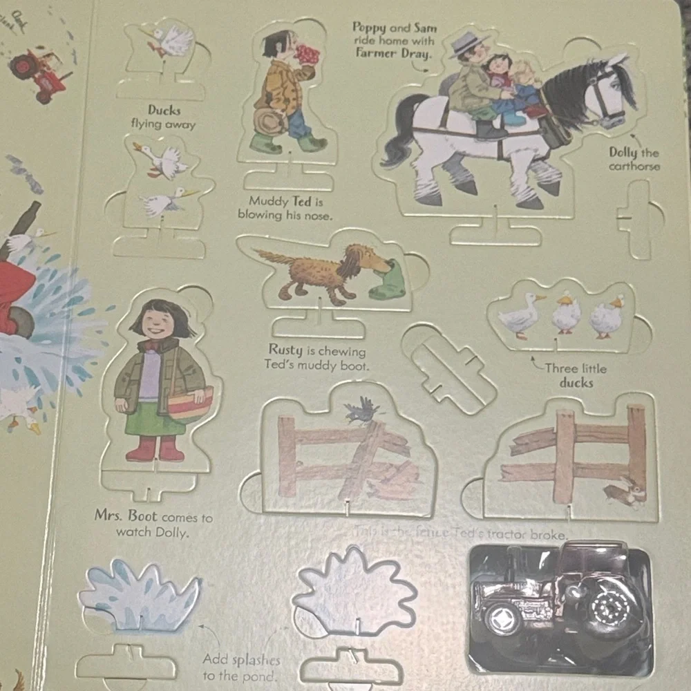 Poppy and Sam's Wind-up Tractor Book
